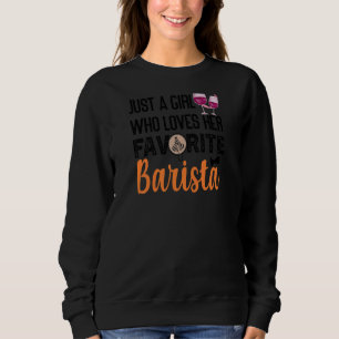 Womens Coffee Wine Quote Barista Cool Coffee Wine Trui