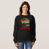 Womens Cool Auntiesaurus Dinosaur Rex Cute Moeder Trui (Voorkant volledig)