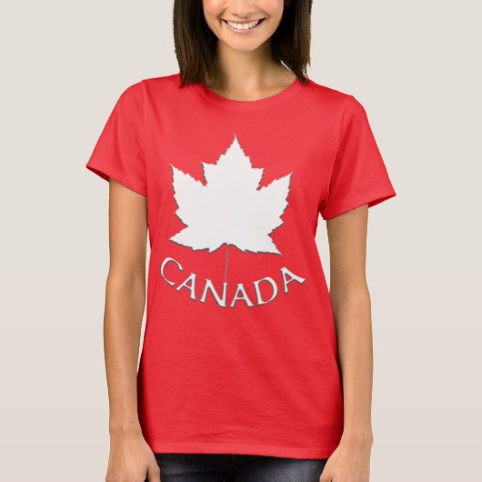 Women's Cool Canada Shirt Retro Canada T-shirt (Voorkant)