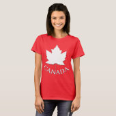 Women's Cool Canada Shirt Retro Canada T-shirt (Voorkant volledig)