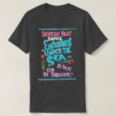 Womens Cool ENCHANMEN ONDER ZEE DANCE Nerd Geek T-shirt (Design voorkant)