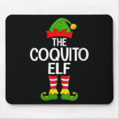Womens Coquito Elf Xmas Matching Family Elf Squad Muismat (Voorkant)