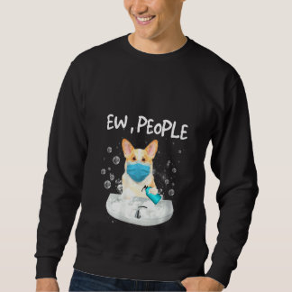 Womens Corgi Ew Mensen Handen met een F Trui