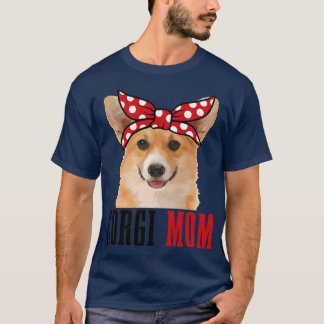 Womens Corgi mama Funny Cute Vintage Corgi Mama Do T-shirt