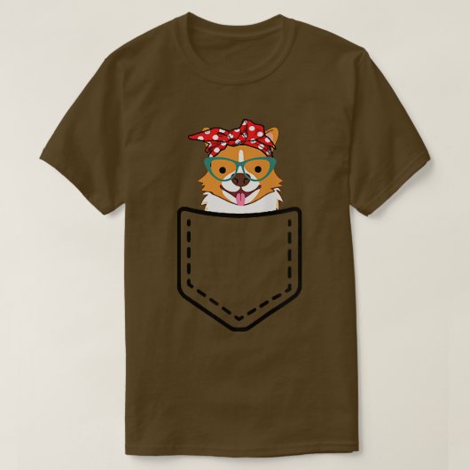 Womens Corgi Mom Corgi T-shirt (Design voorkant)