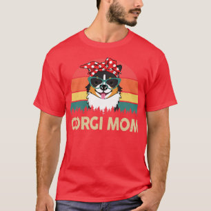 Womens CorgiBlack Tricolor Corgi Mam Gifts for T-shirt