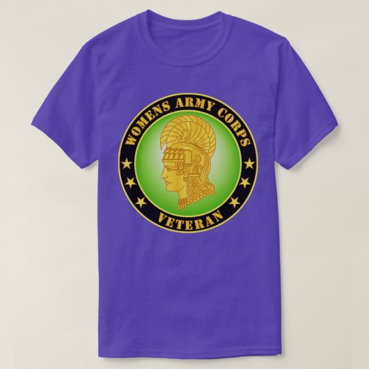 Womens Corps Veteraan T-shirt (Design voorkant)