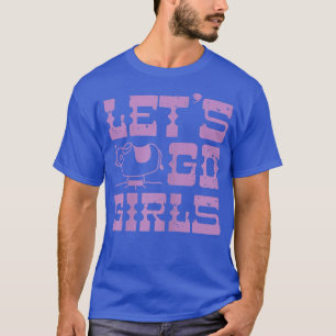Womens Cowgirl Bride Nashville Bull Bachelorette T-shirt