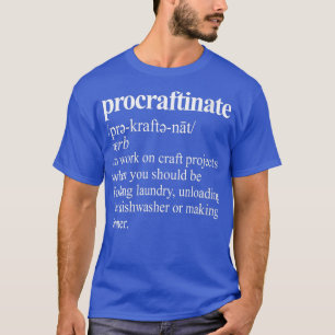 Womens Craft Crafter Crafter Crafting Funny Procra T-shirt