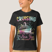 Womens Cruising Into New Year 2026 Countdown Party T-shirt (Voorkant)