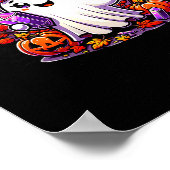 Womens Crystals Halloween Ghost Trendy Soky Bats N Poster (Hoek)