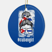 Womens cubaans meisje Cubaanse meisje Keramisch Ornament (Links)