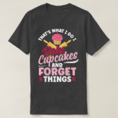 Womens Cupcake Baking Funny Bake Lover T-shirt (Design voorkant)