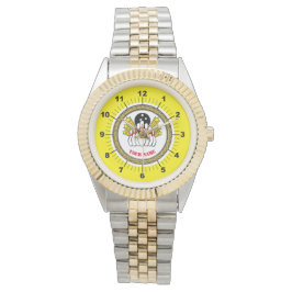 Women's Custom Bowling (naam toevoegen) Two-Tone H Horloge