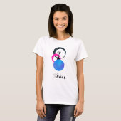 *~* Women's Cute Aries Zodiac Gekke Funny T-shirt (Voorkant volledig)