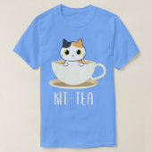 Womens Cute Cat s Kit Tea Funny Cat Lover T-shirt (Design voorkant)