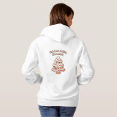 women's Cute Christmas hoodie (Achterkant volledig)