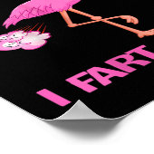 Womens Cute Don't E Me I Fart Easy Fart Joke Flami Poster (Hoek)