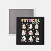 Womens Cute Ghost Physical Therapy Pt Physical The Magneet (Voorkant / Achterkant)