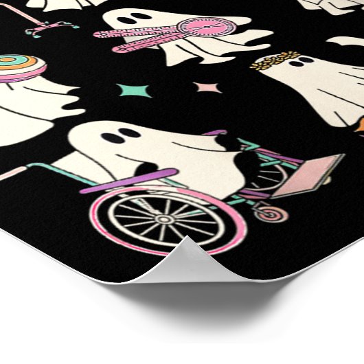 Womens Cute Ghost Physical Therapy Pt Physical The Poster (Hoek)