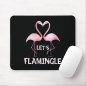 Womens Cute Let's Flamingle Nk Flamingo Summer Lov Muismat (Met muis)