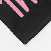 Womens Cute My Aunt Has My Cousin In The Oven Preg Fleece Deken (Hoek)