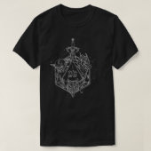 Womens D20 Art Dungeon Crawler Dragon Master RP T-shirt (Design voorkant)