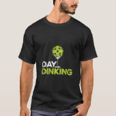 Womens Day Dinking Pickleball Funny Ball di T-shirt (Voorkant)