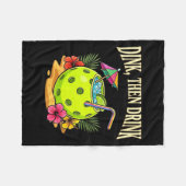 Womens day dinking pickleball funny pickle ball fleece deken (Voorkant (Horizontaal))