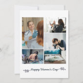Women's Day Foto's Aangepaste vakantie Kaart (Voorkant)
