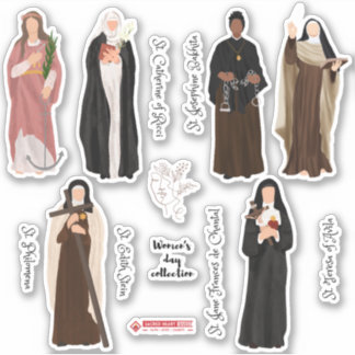 Women's Day Sticker Set Catholic Edition