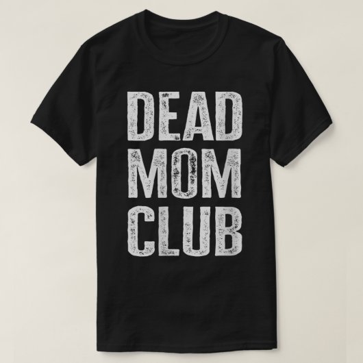 Womens Dead Ma Club Funny Gezegde V-Neck T-shirt (Design voorkant)