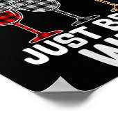 Womens Dear Santa Just Bring Wine Christmas Wine H Poster (Hoek)