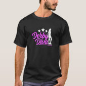 Womens Derby Diva Roller Derby T-shirt (Voorkant)