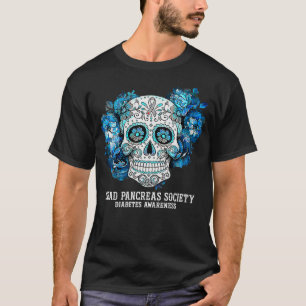 Womens Diabetes Awareness Dead Pancreas Society Su T-shirt
