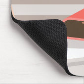 Womens die de wekker in de hand drukken muismat (Hoek)