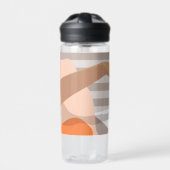 Womens die de wekker in de hand drukken waterfles (Voorkant)