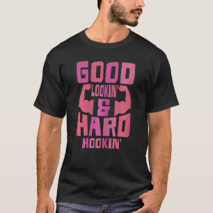 Womens die er goed uitzien, moeilijk te verbergen  t-shirt