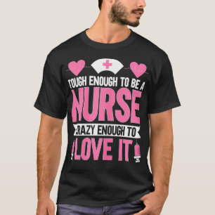 Womens die hard genoeg voeden om een onverstoorbar t-shirt