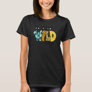 Womens die in het wild leven De dingen zonnebloem T-shirt