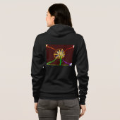 Women's Digital Sunflower Hoodie! Hoodie (Achterkant volledig)