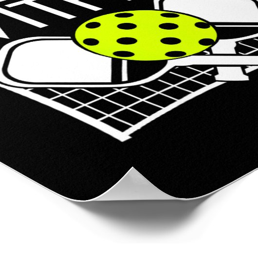 Womens Dill With It Funny Ckleball Paddle And Net  Poster (Hoek)