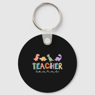 Womens Dinosaur leraar leraar leraar wissaurus rex Sleutelhanger
