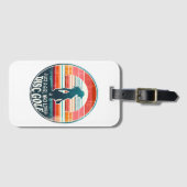 Womens Disc Golf - Frisbee Golf Vrouw Bagagelabel (Voorkant (horizontaal))