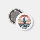 Womens Disc Golf - Frisbee Golf Vrouw Magneet (Voorkant / Achterkant)