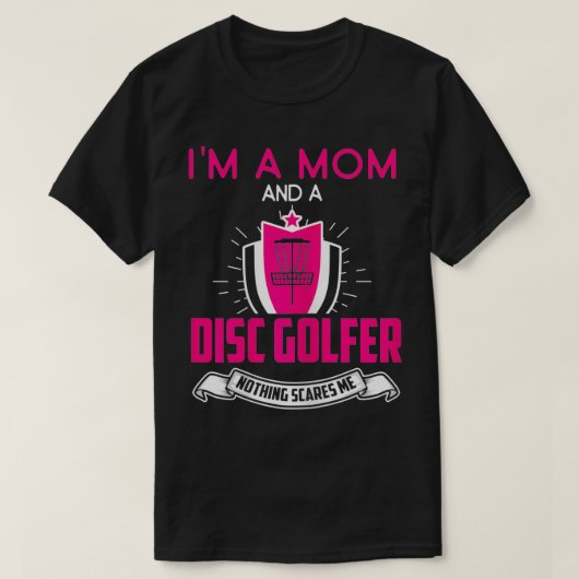Womens Disk Golf Ma Funny Moeder Diskulfing Sp T-shirt (Design voorkant)