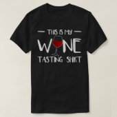 Womens dit is mijn wijngravende kurk Vino D T-shirt (Design voorkant)