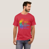 Womens Diversity Inclusion Equality Human Rights R T-shirt (Voorkant volledig)