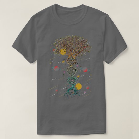 Womens DNA Tree Life Biology Environment Science G T-shirt (Design voorkant)