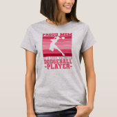 Womens Dodgeball Design voor een mama van een Dodg T-shirt (Voorkant)